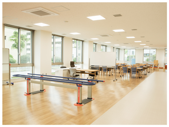 理学療法士により一人ひとりへの手厚いリハビリが可能